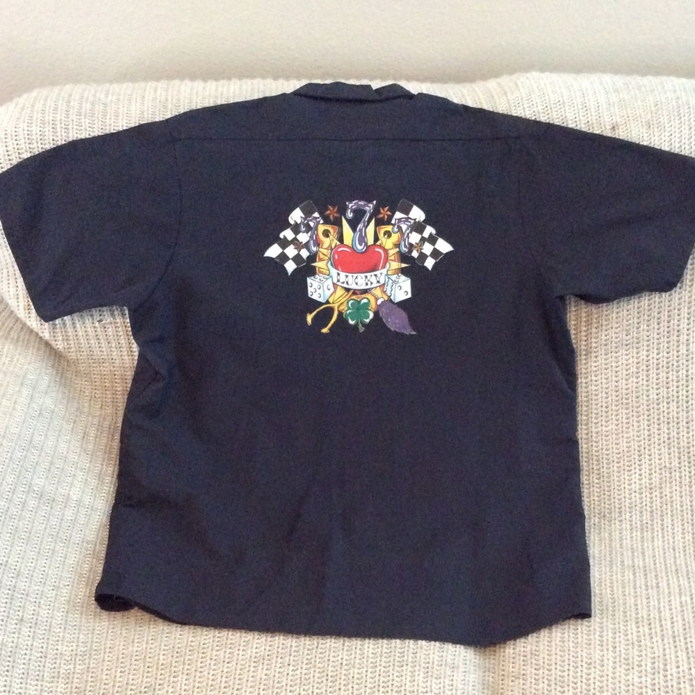 XL men’s rockabilly button down. Good condition.